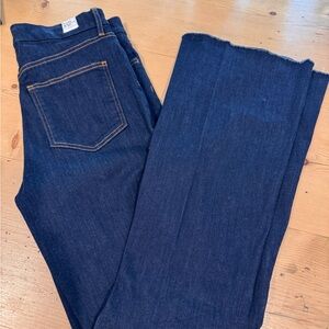 Frank & Eileen Flannigan in 1979 Italian Power Denim Flare Jeans women size 30
